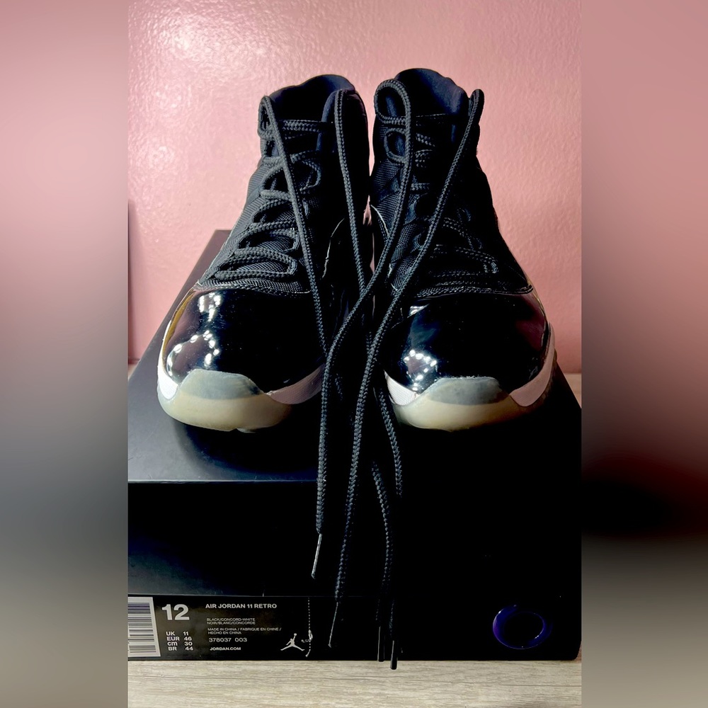 Air Jordan Retro 11 “Space Jam” Shoes 🤍 Black/Concord White